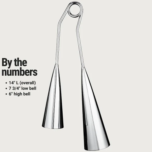 Meinl STBAG2-CH Handmodel Large Agogo Bell (Krom) 3