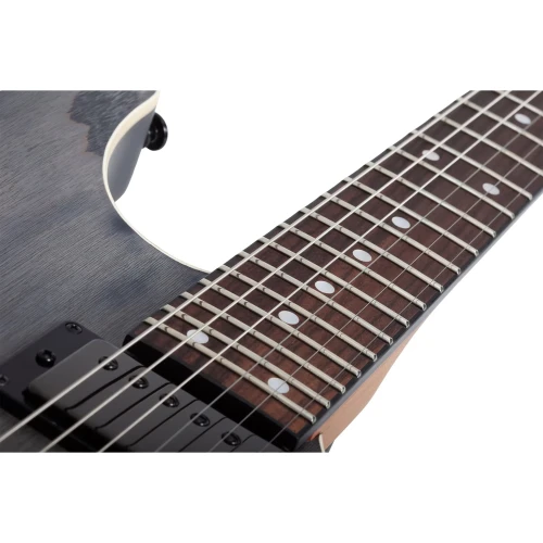 Schecter C-1 Standard Elektro Gitar (Charcoal Satin) 6