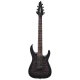 Jackson JS Dinky Arch Top JS22Q-7 DKA HT Amaranth Klavye Transparent Black Burst 7 Telli Elektro Gitar 1