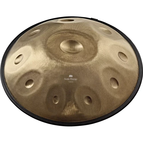 Meinl Sonic Energy HPSTL100 Stainless Steel 10 Notes D Kurd Handpan (Vintage Gold) 7