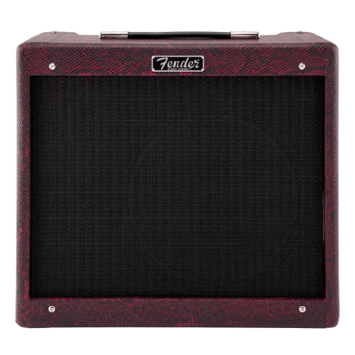 Fender Limited Edition Blues Junior IV Red Snakeskin Texas Heat Elektro Gitar Amfisi 1