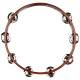 Meinl TA2AB Wood Nickelsilver Jingle 2-Rows Hand Tamburin (Antique Brown) 3