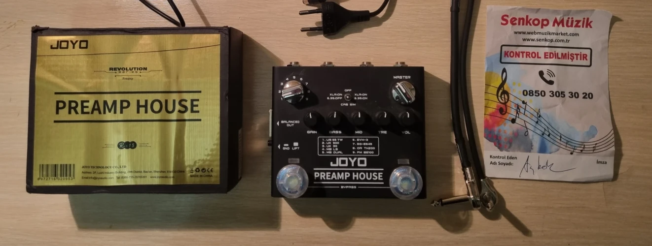 Joyo R15 Preamp House Gitar Pedalı 1