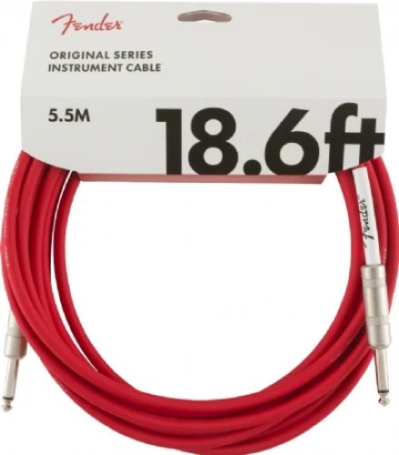 Fender Original 5m Fiesta Kırmızı Enstrüman Kablosu 5