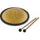 Meinl Sonic Energy 7" Small Steel Tongue Drum (C Minor, 8 Notes, 440 Hz, Gold) 1