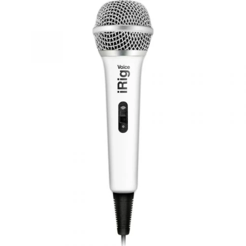 IK Multimedia iRig Voice White Karaoke Mikrofonu (iOS & Android) 1