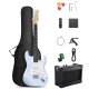 Donner DST-80 ST Elektro Gitar Seti (Sonic Blue) 1
