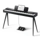 Donner Oura S100 Dijital Piyano (Black Oak Grain) 2