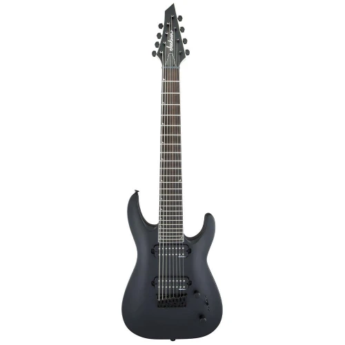 Jackson JS Dinky Arch Top JS32-8 DKA HT Amaranth Klavye Satin Black 8 Telli Elektro Gitar 1