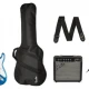 Squier Affinity Stratocaster HSS Akçaağaç Klavye Lake Placid Blue 15G Elektro Gitar Seti 2
