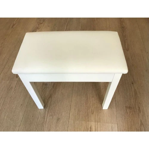CREMONIA PTCWH 50 CM PİYANO TABURESİ, BEYAZ, SANDIKLI 2