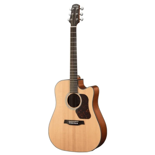 Walden WAD550CE Dreadnought Cut Elektro Akustik Gitar (Natural) 1