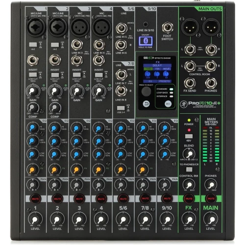 Mackie PROFX10 V3 10-Kanal Profesyonel Efektli Mikser 2
