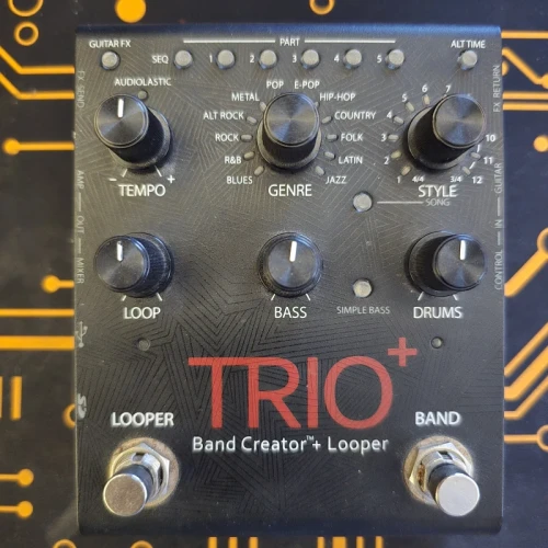 DigiTech TRIO Plus Band Creator Looper + FS3X Footswitch 6