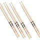 VICFIRTH P5B.3-5B.1 BAGET (3+1 ÇİFT), 5B WOOD, HICKORY, 16"x0.595", ME 1