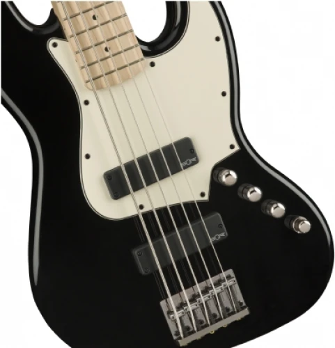Squier Contemporary Active Jazz Bass V HH Akçaağaç Klavye Black Bas Gitar 4