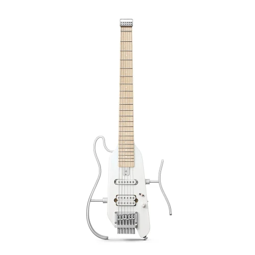 Donner Hush-X Headless Traveller Elektro Gitar (Beyaz) 1