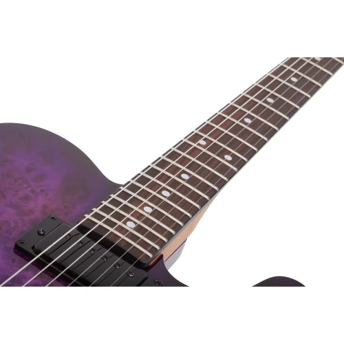 Schecter PT Standard Elektro Gitar (Purple Burst Burl) 6