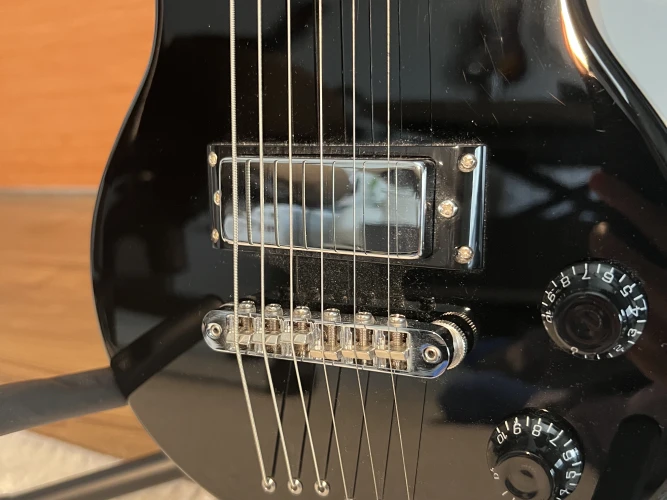 Carry-on Travel Mini Elektro Gitar Siyah 5