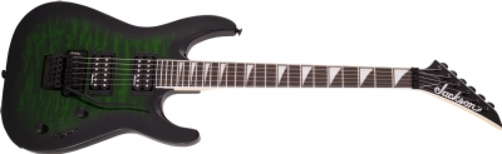 Jackson JS Dinky Arch Top JS32Q DKA Amaranth Klavye Transparent Green Burst Elektro Gitar 6