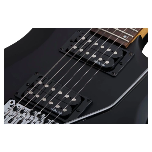 Schecter C-6 FR Deluxe Elektro Gitar (Mat Siyah) 4