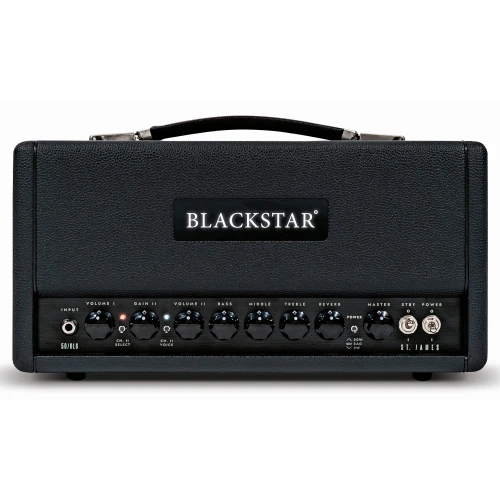 Blackstar St. James 50-watt Tube Head 6L6 Tube Kafa Amfi (Siyah) 1