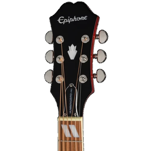 Epiphone Hummingbird Studio Elektro Akustik Gitar (Faded Cherry Sunburst) 5
