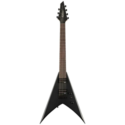 Jackson JS22-7 King V KV HT Amaranth Klavye Satin Black Elektro Gitar 1