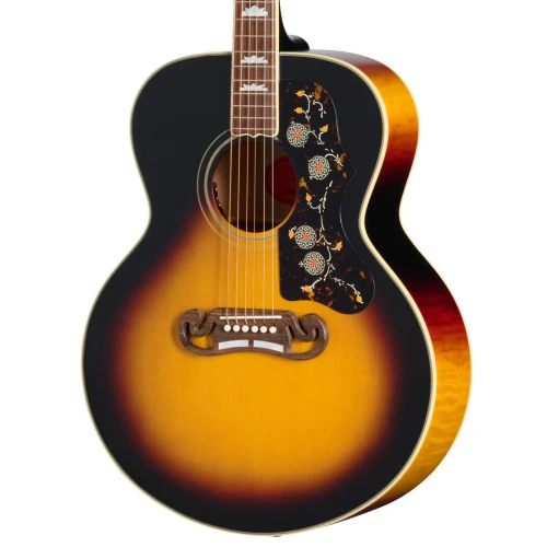 Epiphone Inspired by Gibson Custom 1957 SJ-200 Reissue Elektro Akustik Gitar (Vintage Sunburst) 2