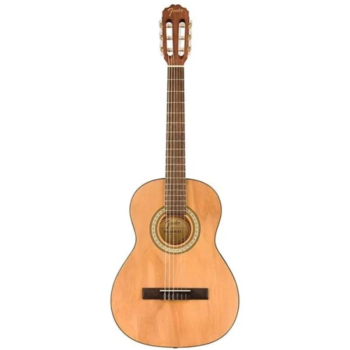 Fender FA-25N Ceviz Klavye Naturel Klasik Gitar 1