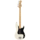 Fender Standard Precision Bass Akçaağaç Klavye Olympic White Bas Gitar 1
