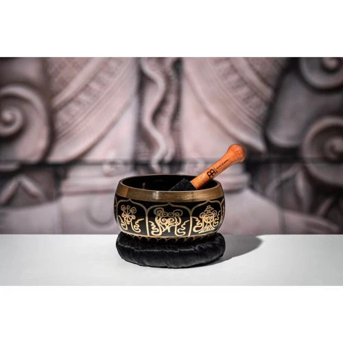 Meinl Sonic Energy SB-OR-400-BK Ornamental Series Singing Bowl 4.13'' (Siyah) 2