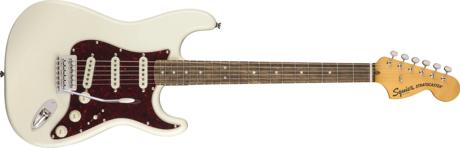 Squier Classic Vibe 70s Stratocaster Laurel Klavye Olympic White Elektro Gitar 1