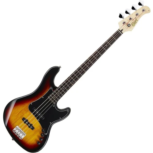 CORT GB34JJ3TS BASS GİTAR, 3 TON SUNBURST 2
