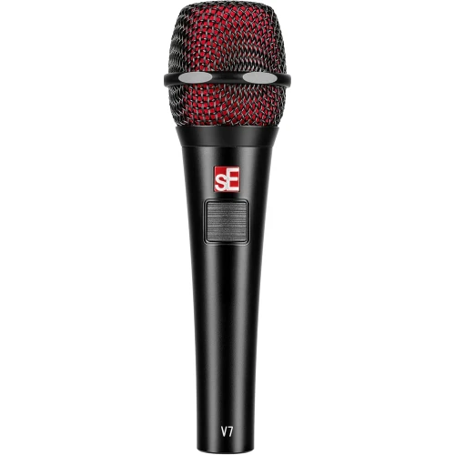 sE Electronics V7 PTT Supercardioid Talkback Dynamic Handheld Vokal Mikrofonu (Siyah) 2