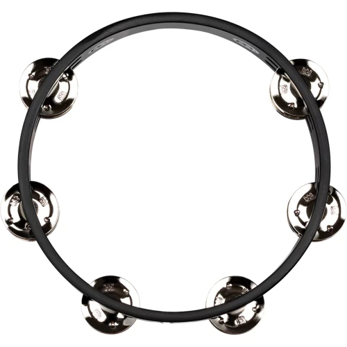 Meinl CTA2S-BK 8" Black Steel Jingle Wood Compact Tamburin (Siyah) 3