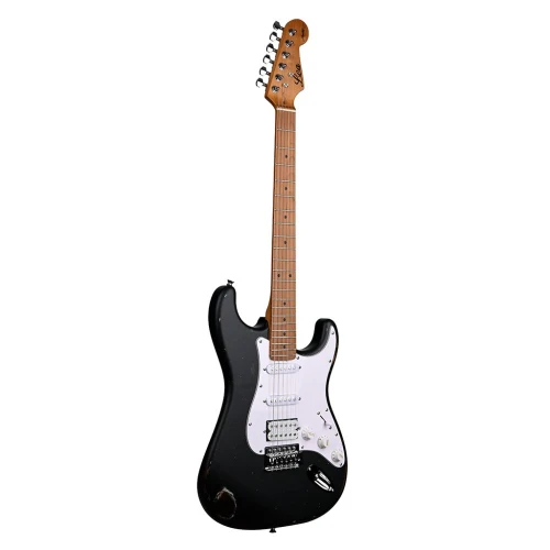 Lea RLC-100 BLK Limited Edition Heavy Relic Elektro Gitar (Black) 1