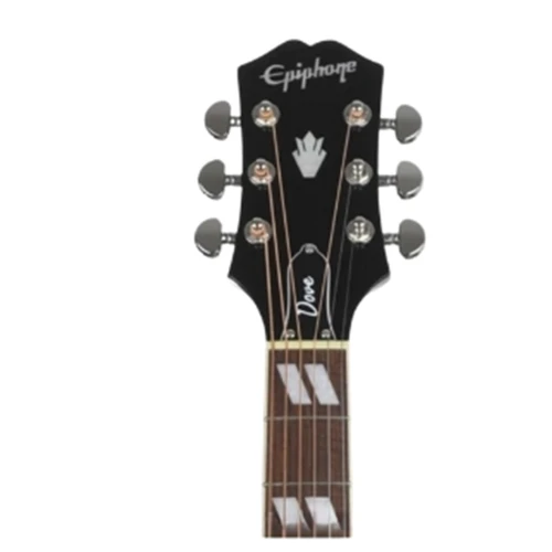 Epiphone Dove Studio Elektro Akustik Gitar (Trans Ebony) 3