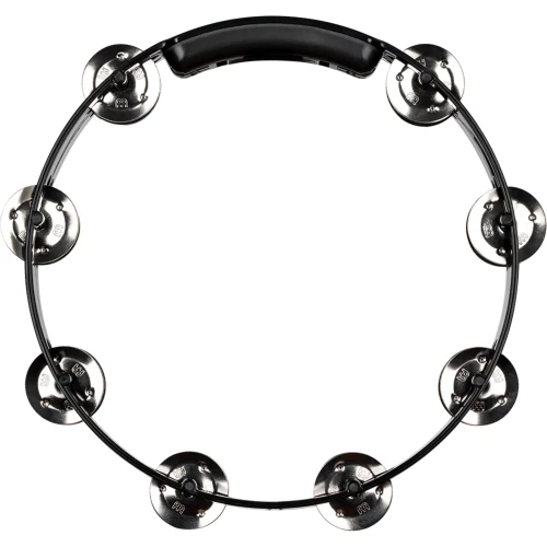 Meinl HTT10BK Stainless Steel Jingle 1-Row 10" Tour Tamburin (Siyah) 3