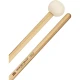 Meinl SB400 Super Soft Drum Set Mallet Stick & Brush (5A Hickory Handle) 1