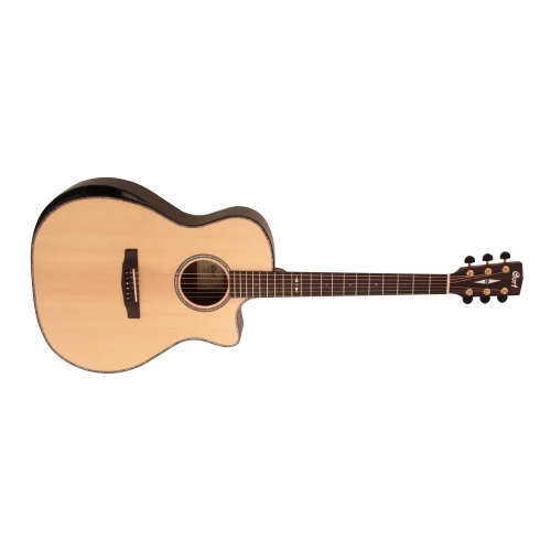 Cort Ga-Pf Bevel Nat Elektro Akustik Gitar 3
