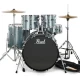 PEARL RS505C/C706 - Roadshow Charcoal Metallic 5 Parça (20B/10T/12T/14F/14S) Aksamlı & Zilli Akustik Davul Seti 2