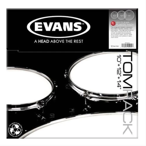 Evans Etp-Ec1Ctd-S Deri Seti (12+13+16) Tom Kumlu Standart Kit 3