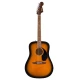 Fender California Debut Redondo Dreadnought Ceviz Klavye 2 Ton Sunburst Akustik Gitar 1