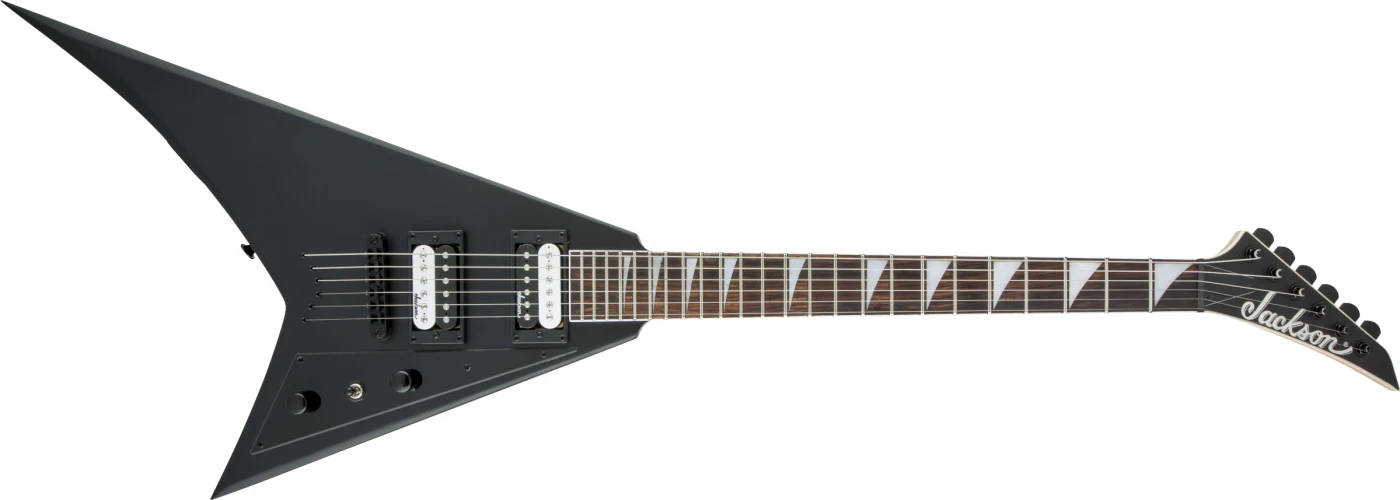 Jackson JS Rhoads JS32T Amaranth Klavye Satin Black Elektro Gitar 1