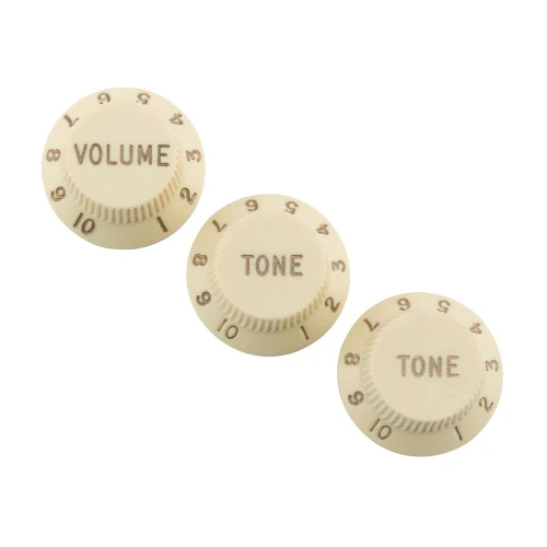 Fender Road Worn Strat Aged White Kontrol Düğmesi 1