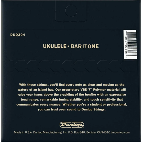 ​​Jim Dunlop DUQ304 Baritone Pro Ukulele Teli 3