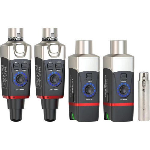 Xvive XV-U35D Kablosuz Mikrofon Sistemi - Çift Mikrofon için Set 1