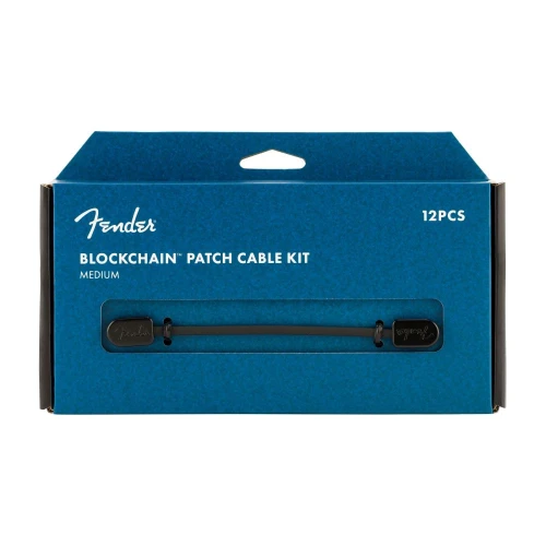 Fender Blockchain Patch Cable Kit Medium Siyah Patch Kablosu 2