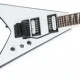 Jackson JS King V JS32 Amaranth Klavye White with Black Bevels Elektro Gitar 5